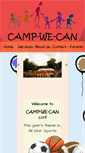 Mobile Screenshot of camp-we-can.com